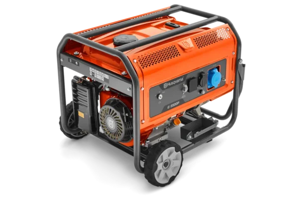 Gerador Mod G 5500p- 5500w Husqvarna com Partida 27 L Gasolina 4t